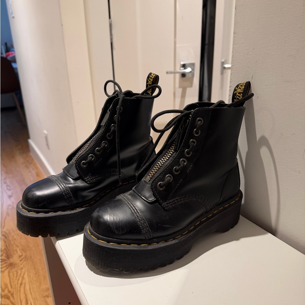 Dr. Martens Sinclair Platform Leather Boots